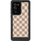 Neutral Checkered Galaxy Note20 Ultra 5G Waterproof Case